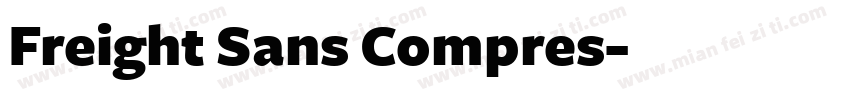 Freight Sans Compres字体转换